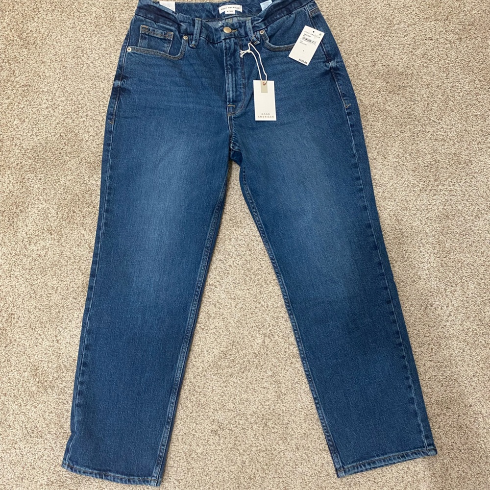 Good American Good Icon Cropped Jeans